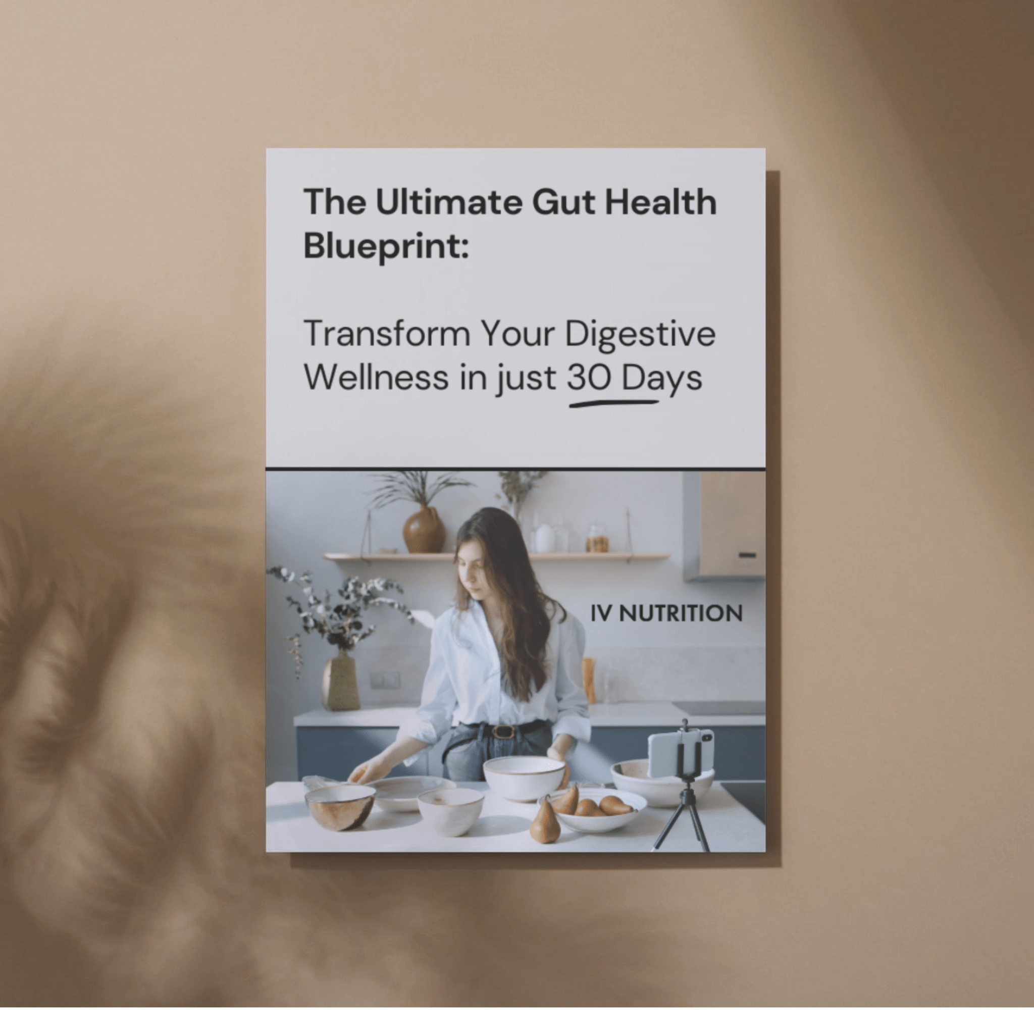 Ultimate Gut Health Blueprint - 30 Day Restoration eBook gut health fiber supplement gut health supplement